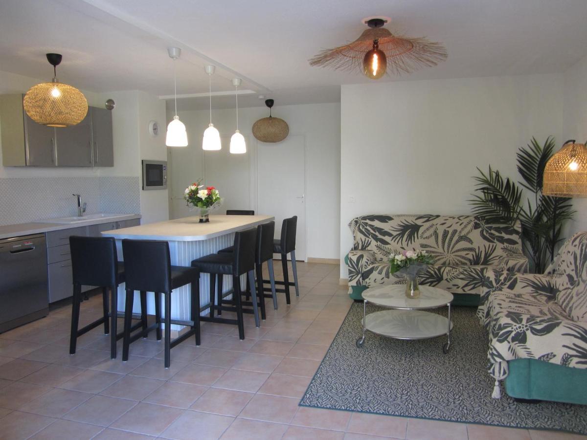 Appartement Les Cigales Rez De Jardin A 10Mn Des Plus Belles Plages Hyères Esterno foto
